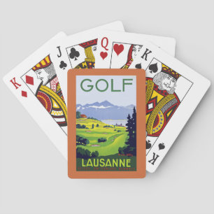 Golf ~ Lausanne Speelkaarten