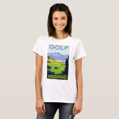 Golf ~ Lausanne T-shirt (Voorkant volledig)