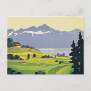Golf Lausanne Zwitserland Briefkaart
