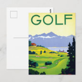  Golf Lausanne Zwitserland Reis Briefkaart (Voorkant / Achterkant)