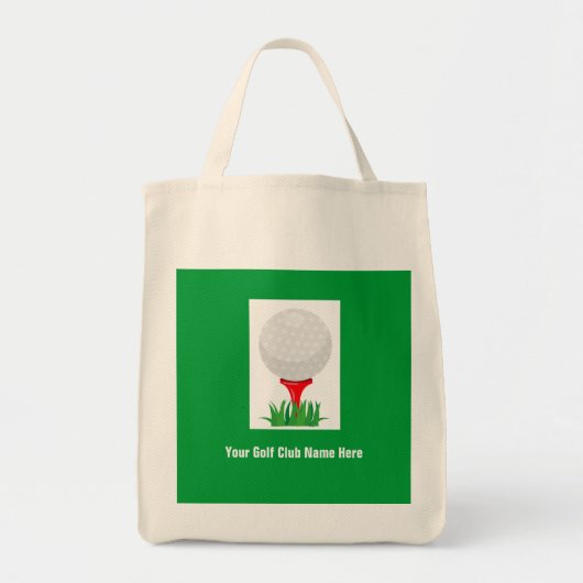 "Golf League" Gepersonaliseerd Golf Canvas tas (Voorkant)