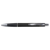 Golf League Logo Website Telefoon Zwart Goud Pen (Achterkant)