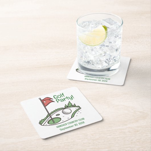 Golf League Party Onderzetter (Insitu)