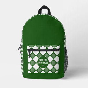 Golf League Pride: Gepersonaliseerde Golf Club rug Bedrukte Rugzak