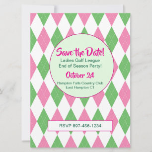 Golf League Seizoen Finale Uitnodiging – Custom