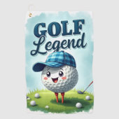 Golf Legend Golfhanddoek (Voorkant)