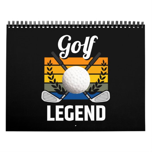 Golf Legend Golfing Golf Ball Funny Golfer Kalender (Hoes)