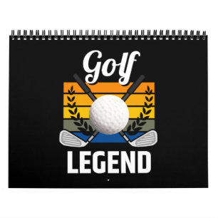 Golf Legend Golfing Golf Ball Funny Golfer Kalender