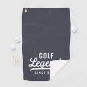 Golf Legend sinds geboorte Funny Modern  Golfhanddoek (Insitu)