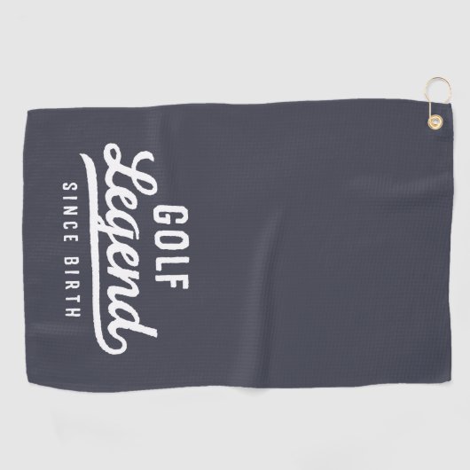 Golf Legend sinds geboorte Funny Modern  Golfhanddoek (Horizontaal)