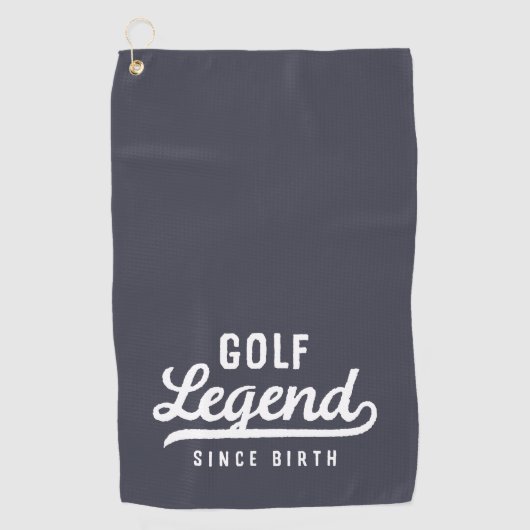 Golf Legend sinds geboorte Funny Modern  Golfhanddoek (Voorkant)