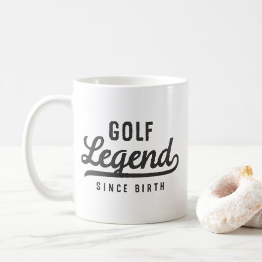 Golf Legend sinds geboorte Funny Modern  Koffiemok (Met donut)