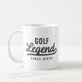 Golf Legend sinds geboorte Funny Modern  Koffiemok (Links)