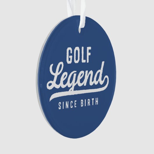 Golf Legend sinds geboorte Funny Modern  Ornament (voorkant)