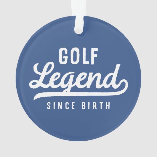 Golf Legend sinds geboorte Funny Modern  Ornament (achterkant)