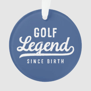 Golf Legend sinds geboorte Funny Modern  Ornament