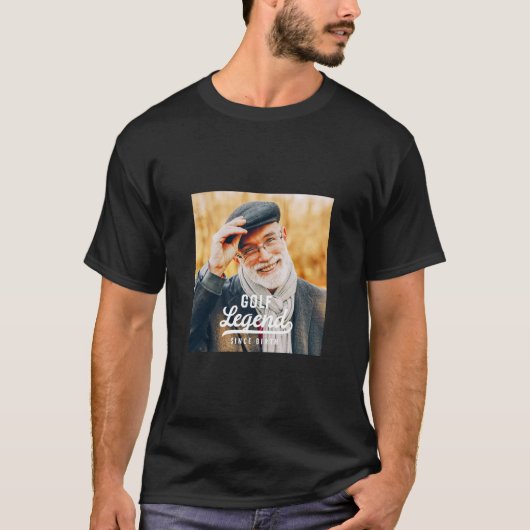 Golf Legend sinds geboorte Funny Modern  T-shirt (Voorkant)