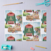 Golf Lelijke Trui Kerstfeest met Kerstman Tissuepapier (Craft)
