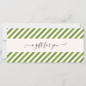 Golf Lesson Gift Ticket Voucher Certificate (Achterkant)