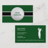 Golf Lessons Visitekaartjes (Voorkant / Achterkant)