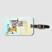 Golf Let Par T-shirt Bagagelabel (Voorkant (horizontaal))