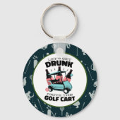 Golf Let’s Par t-shirt met golfkar Sleutelhanger (Voorkant)