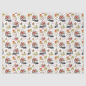 Golf “Let’s Par-Tee” Christmas Party Pattern Tissuepapier (Voorkant)