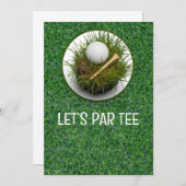 Golf Let’s Par tee Kaart (Voorkant / Achterkant)