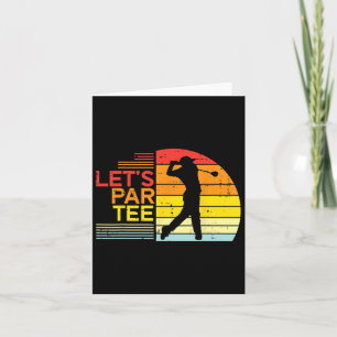 Golf Lets Par T-shirt Grappig Golfen Golfer Pa Man Kaart