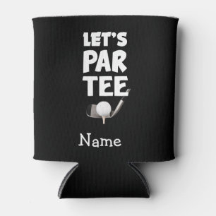 Golf Let's Par T-shirt met golfbal op t-shirt Blikjeskoeler