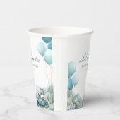 Golf Let's Par-tee Blue Baby Shower Papieren Bekers (Rechts)