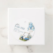 Golf Let's Par-tee Boy Baby Shower Bedankjes Labels (In situ)