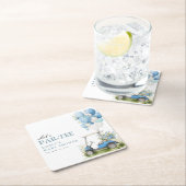 Golf Let's Par-tee Boy Baby Shower Kartonnen Onderzetters (Insitu)