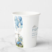 Golf Let's Par-tee Boy Baby Shower Papieren Bekers (Rechts)