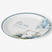 Golf Let's Par-tee Boy Baby Shower Papieren Bordje (Gekanteld)