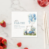 Golf Let's Par-tee Boy Baby Shower Servet (Insitu)