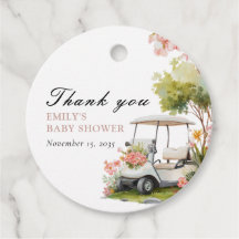 Golf Let's Par-tee Girl Baby Shower