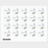Golf Let's Par-tee Jongens Baby Shower Ronde Sticker (Vel)