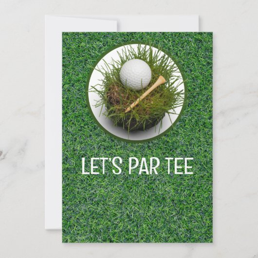 Golf Let's Par tee  Kaart (Voorkant)