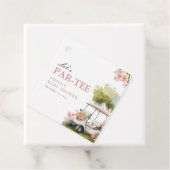 Golf Let's Par-tee Meisje Baby Shower Bedankjes Labels (In situ)