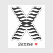Golf Letter X Monogram Sticker (Vel)