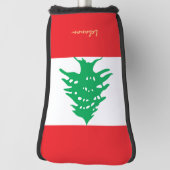 Golf Libanon en Libanese vlag/Golf Clubs Hoesjes Golfheadcover (Draai 90)
