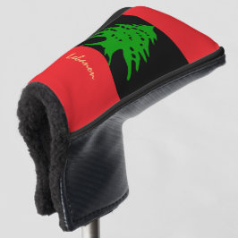 Golf Libanon en Libanese vlag RE / Golfclubs Hoesj Golfheadcover