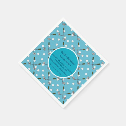 Golf Lid Special Event Party Servetten (Hoek)