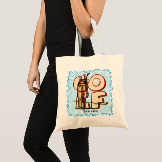 Golf Liefde Tote Bag (Voorkant (product))