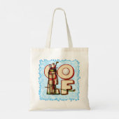Golf Liefde Tote Bag (Achterkant)