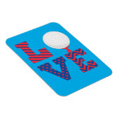 Golf Liefde Woord Kunst Magneet (Rechterzijde)