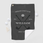 Golf Liefhebber Cross Club Golfhanddoek (Insitu)
