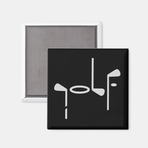 Golf Liefhebber Golfer Golf Club Magneet