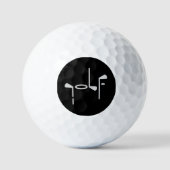 Golf Liefhebber Golfer Golfclub Golfballen (Voorkant)